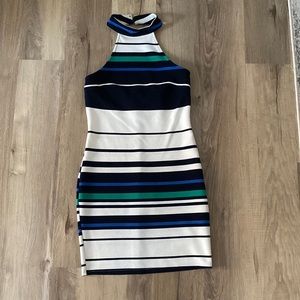 Striped Halter Dress Size S